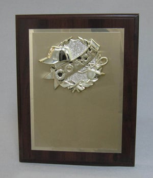 Double Gold Plate with Wreath  Thumbnail