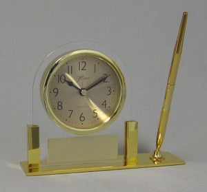 Golden Desk Clock Thumbnail
