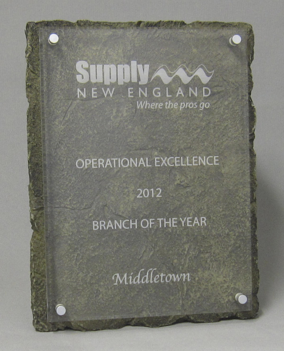 Rock Resin Plaque Rainbow Creations